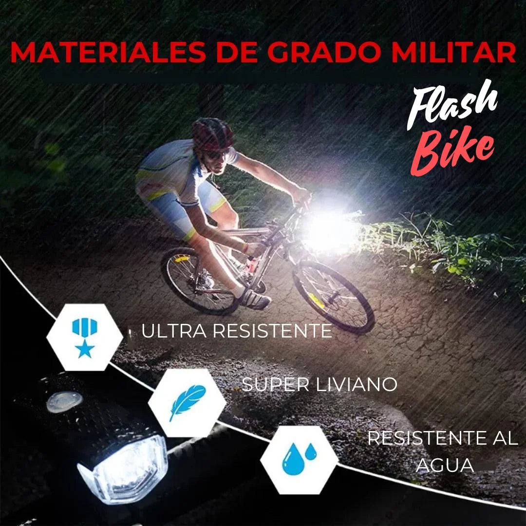 KIT LUCES RECARGABLES PARA BICICLETA