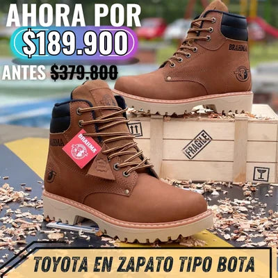 BOTA BRAHMA CLASICA CUERO