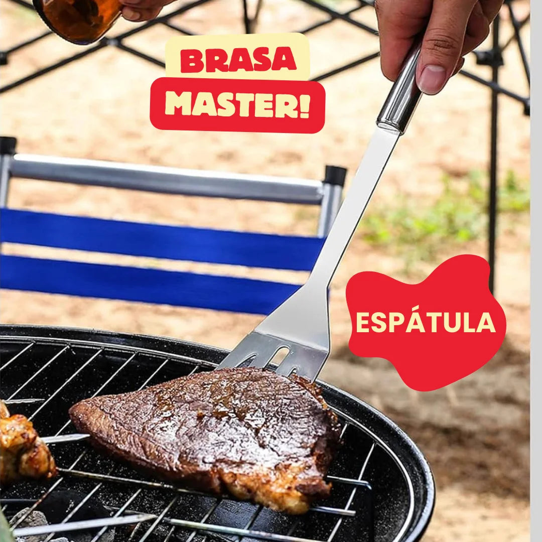 BRASA MÁSTER KIT PARRILLERO EN ACERO INOXIDABLE